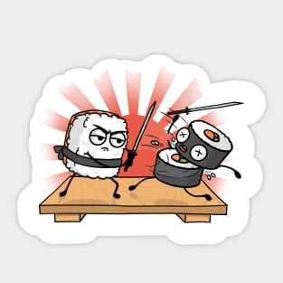  Sushi Samurai Battle Sticker